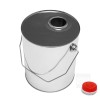Kanister 153mm 5 litrów z uchwytem + korek 42mm [30szt.]